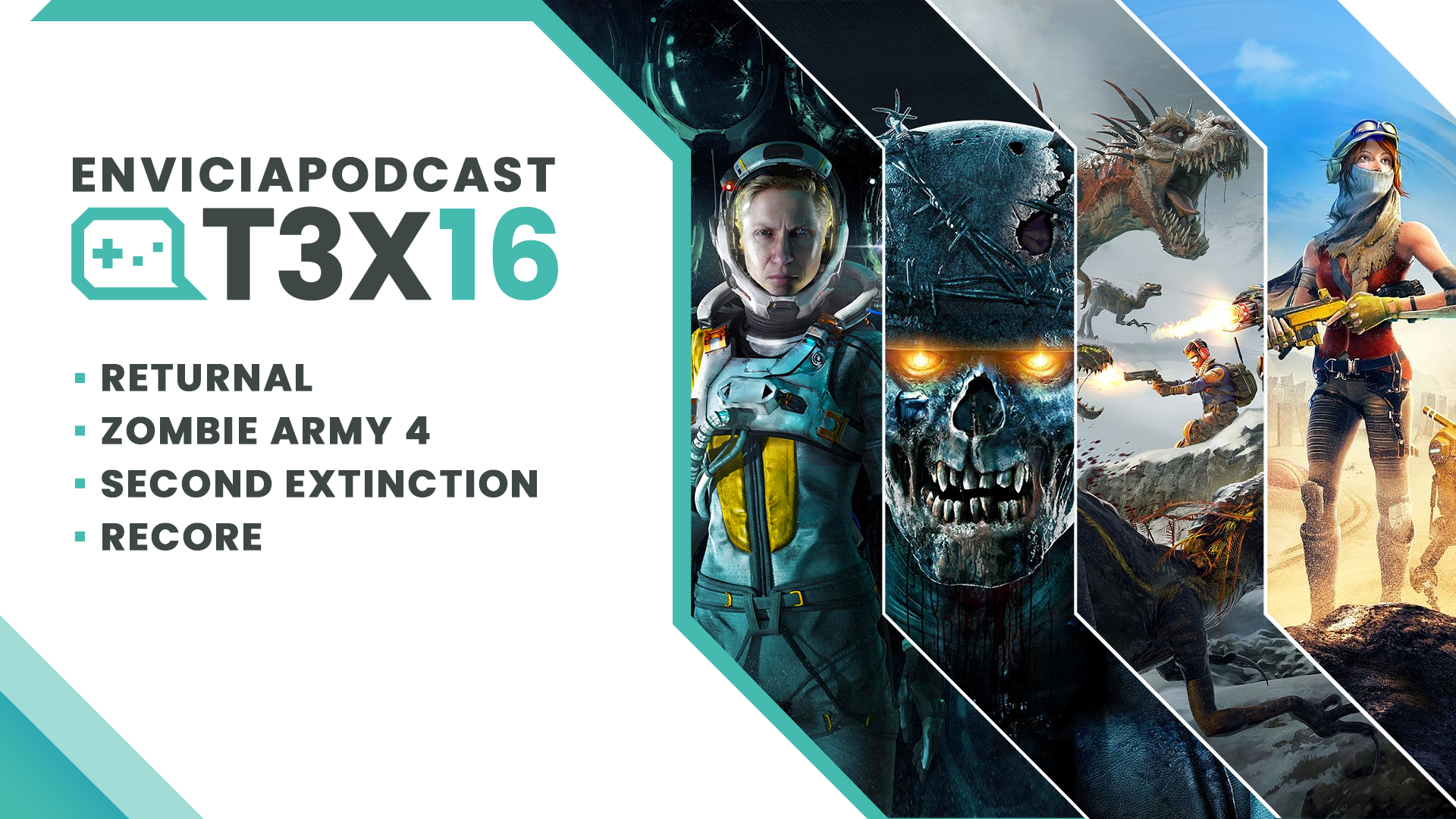 Podcast T03x16 Análisis Returnal - Zombie Army 4 - Second Extinction - Recore