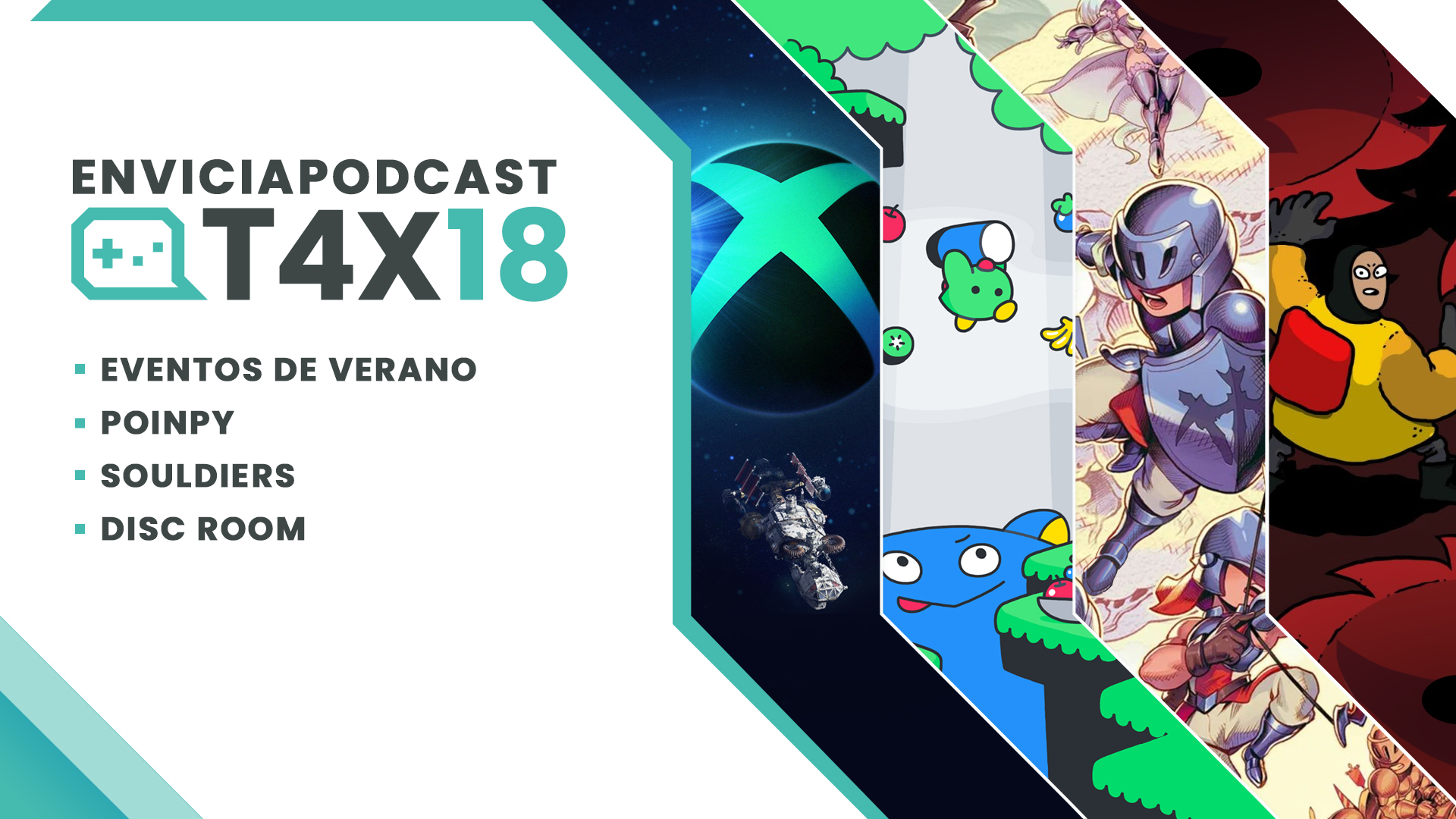 <p style='font-size: 14px;color:#37968e;'>Juegos a puñaos</p>  Envicia Podcast T04x18 · 4 Julio 2022