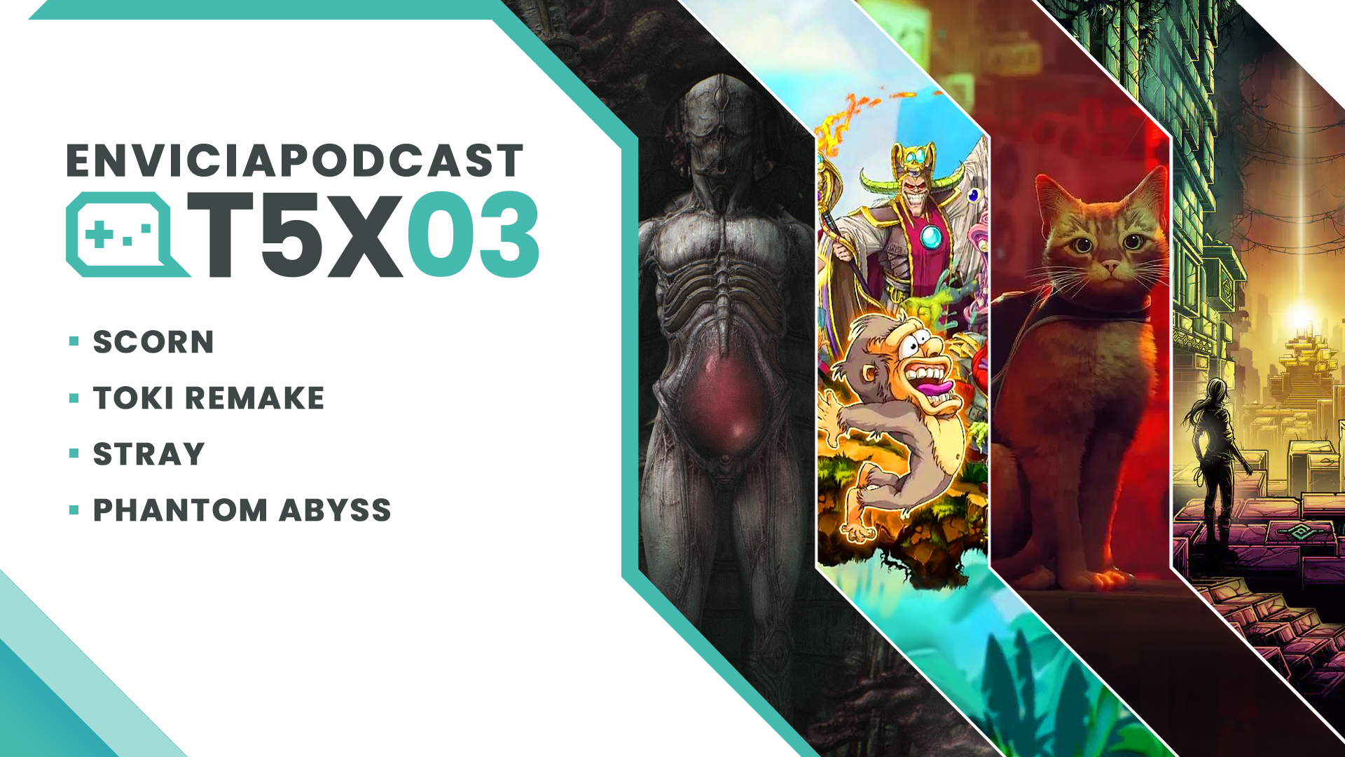 <p style='font-size: 14px;color:#37968e;'>Gaticos, Monetes y Cronenbergs</p>  Envicia Podcast T05x03 · 1 Noviembre 2022