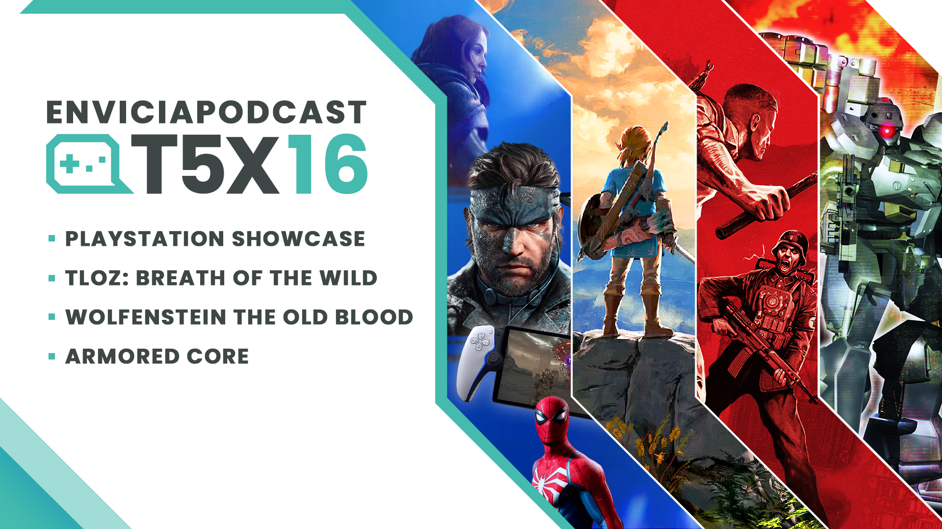 Envicia Podcast T05x16 Análisis Breath of the Wild - Wolfenstein The Old Blood - Armored Core